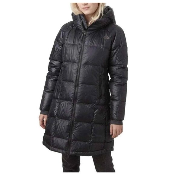 The North Face Acropolis Full Zip Parka Winter Coat Black Size Large Down Jacket - Picture 1 of 16